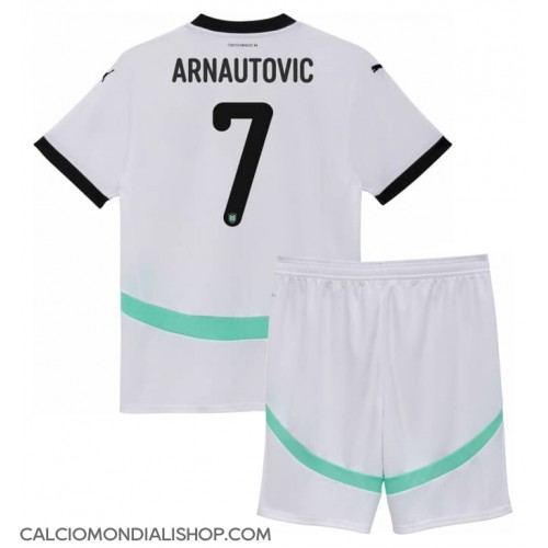 Maglie da calcio Austria Marko Arnautovic #7 Seconda Maglia Bambino Europei 2024 Manica Corta (+ Pantaloni corti)